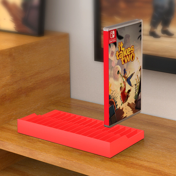 Ajitomo 305 husă de stocare pentru cartele Nintendo Switch, ABS, compatibilă cu cartele NS/OLED