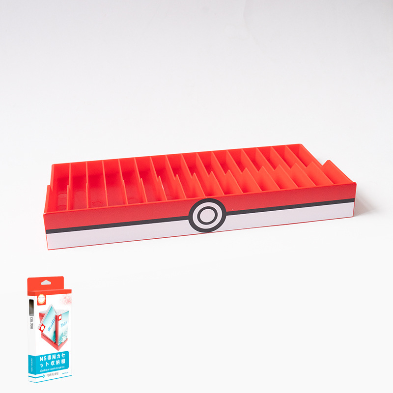 Ajitomo 305 husă de stocare pentru cartele Nintendo Switch, ABS, compatibilă cu cartele NS/OLED