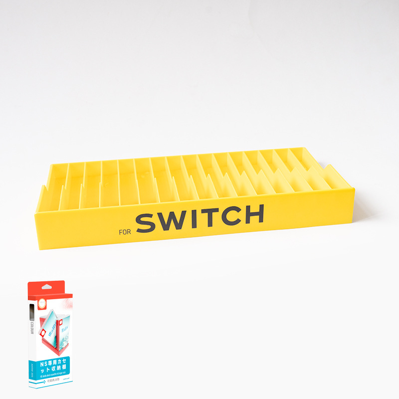 Ajitomo 305 husă de stocare pentru cartele Nintendo Switch, ABS, compatibilă cu cartele NS/OLED