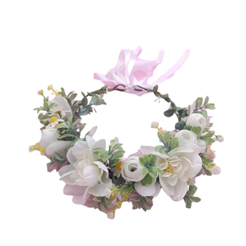 Hajpánt virágos mintával, szövet anyag, női stílus, virág dizájn, egyenként csomagolva