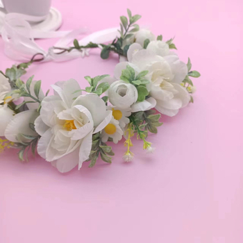 Hajpánt virágos mintával, anyaga szövet, Xin orange jewelry márka, női stílus