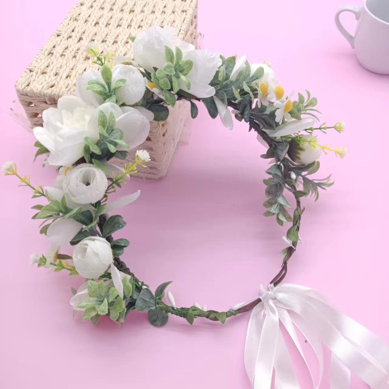 Hajpánt virágos mintával, anyaga szövet, Xin orange jewelry márka, női stílus