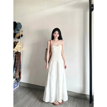 Rochie din cânepă, lungă, A-line, guler înalt, fără mâneci, stil street-hipster