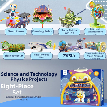 Set STEAM pentru copii - Jucărie educațională din spumă EVA, pentru vârsta 7–14 ani, învățare practică, dezvoltare cognitivă și senzorială, activități STEM interactive