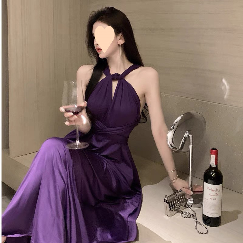 Rochie NORNS GIRL cu model abstract, material modal, lungime medie, guler înalt