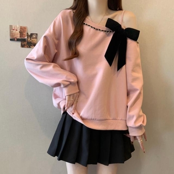 Moterų Chenille džemperis su apvaliu kaklu, ragų rankovėmis, 3/4 rankovės, Spandex mažiau nei 30%