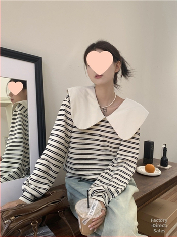 Moteriškas chenille džemperis su lėlės tipo apykakle, 90–95% spandekso, 3/4 rankovės, pavasaris 2025