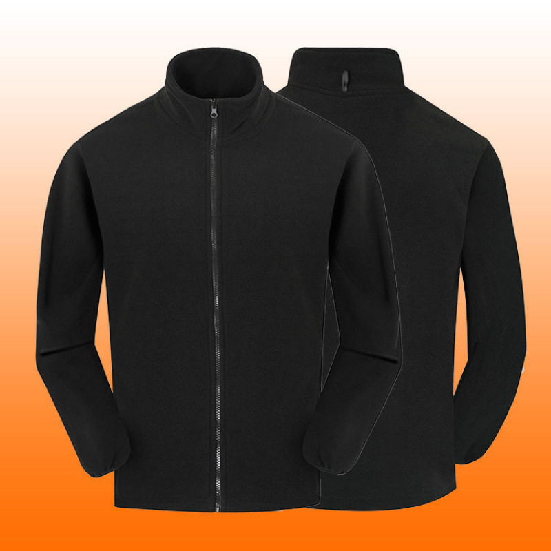 Поларено яке с качулка, райе, памучна тъкан, подплата полиестер