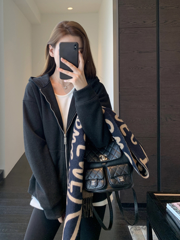 Női kapucnis pulóver dzseki gyapjúkeverék fleece-beléssel, vastag és meleg, lazán szabott, zipzár, kód G110224