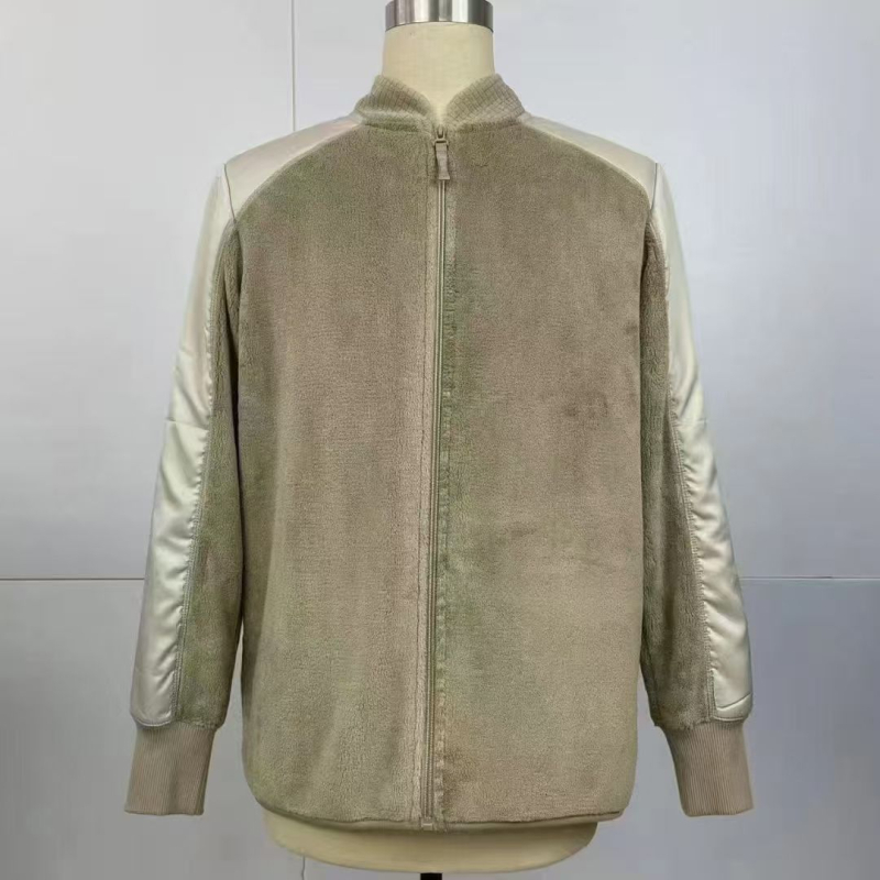 Комплект поларено яке и панталони, унисекс, Corduroy плат, Coral флийс подплата, зимно топло