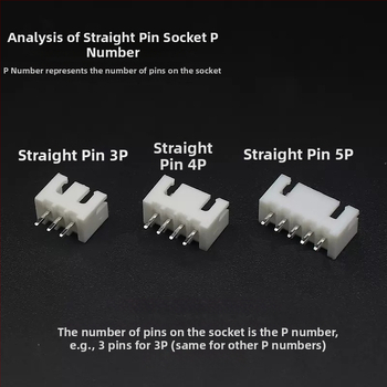 JE XH-nA 2,54 mm pin header, 2–20 pozícií, meď kontakty, 3C digitálna elektronika