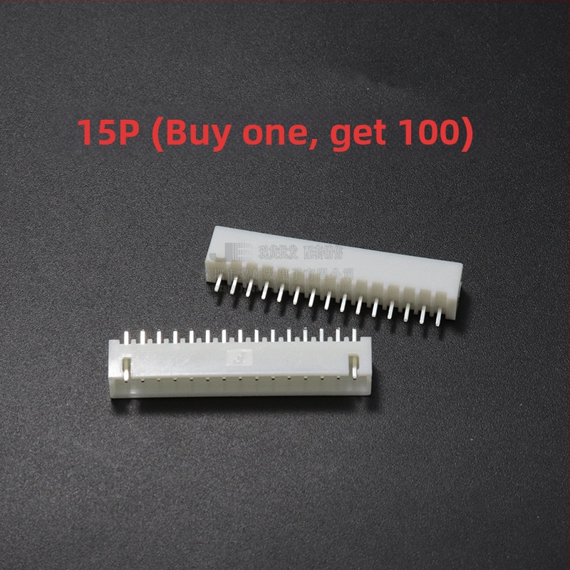 JE XH-nA 2,54 mm pin header, 2–20 pozícií, meď kontakty, 3C digitálna elektronika
