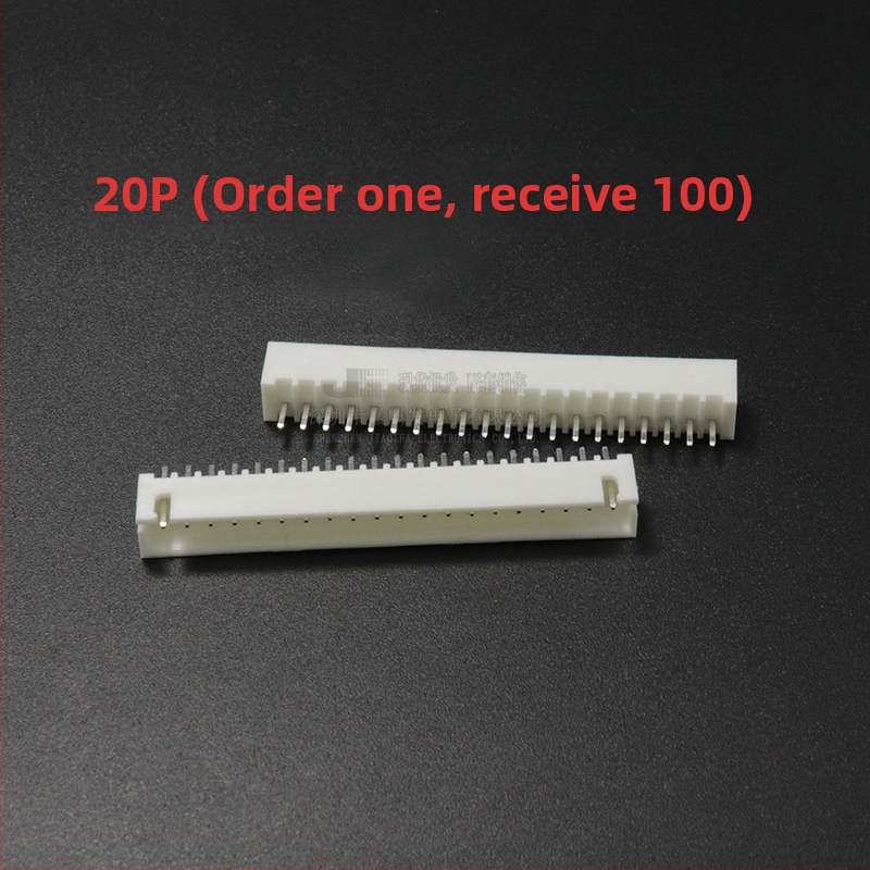 JE XH-nA 2,54 mm pin header, 2–20 pozícií, meď kontakty, 3C digitálna elektronika