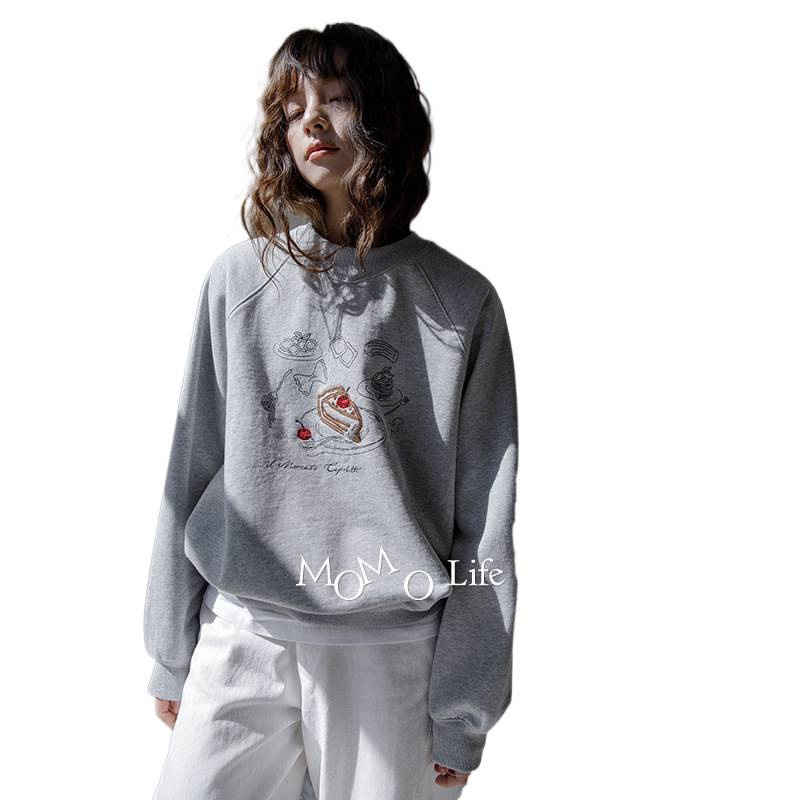 Ženski hoodie s kapuljom – udoban kroj, raglan dugi rukavi, okrugli izrez, pamuk-poliester smjesa