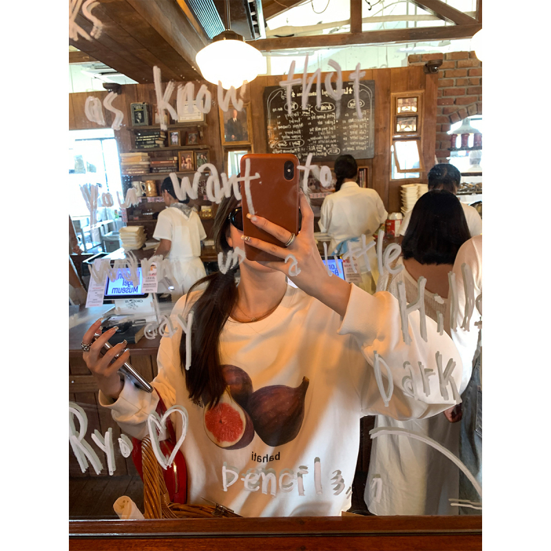 Dukserica pulover, pamuk 80–90%, dugi rukavi, A-silueta, kratka duljina