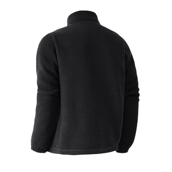 Vīriešu fleece jaka-puloveris, izturīgs pret nodilumu, dubultās flīsa oderes, vienkrāsains dizains, modelis 5939