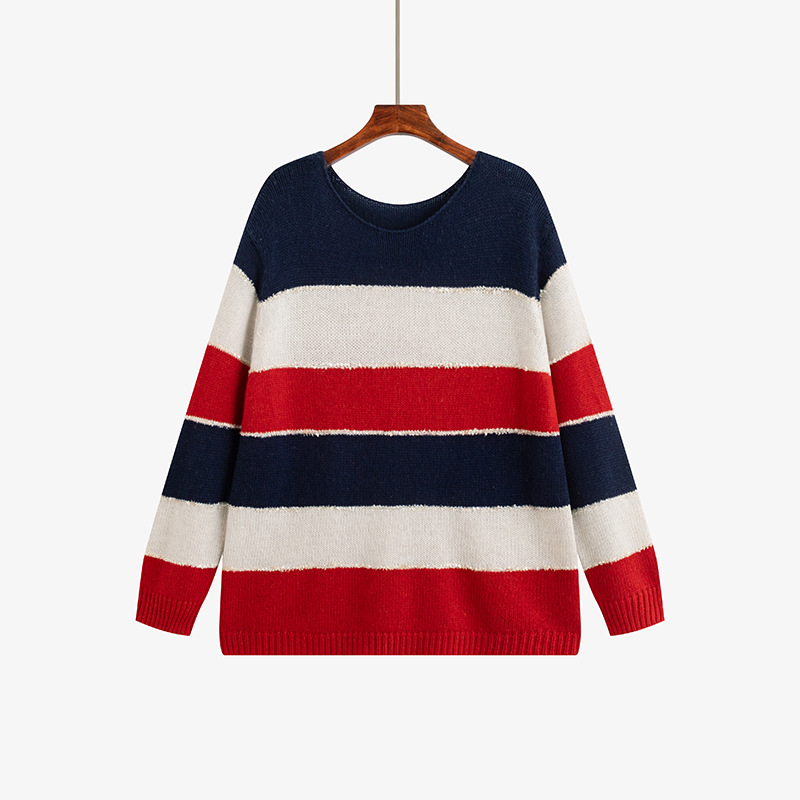 Cardigan tricotat plus size pentru femei, cu glugă, guler cu o linie, amestec nylon-lână, grosime medie, lungime normală