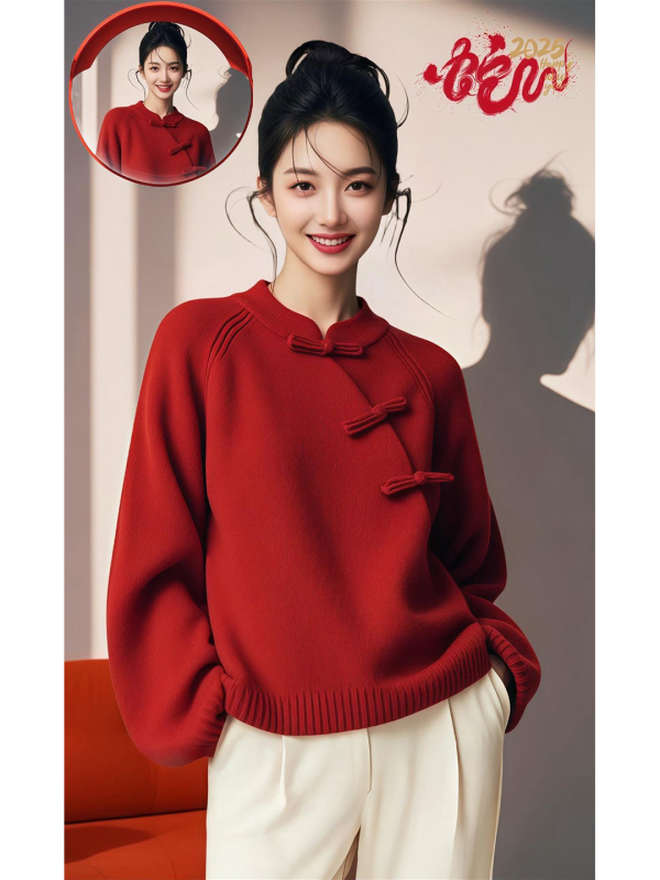 Cardigan tricotat pentru femei, guler polo, mâneci lungi, croială lejeră, lungime 50–65 cm