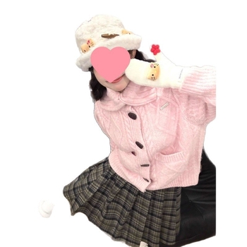 Megztas kardiganas su kabeliniu raštu, chenille audinys, spandexas ir regeneruotos celiuliozės pluoštas, stores mezginys