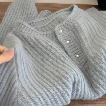 Pulover od ice silk s princeznim rukavima, okrugli vrat, srednja debljina (ice silk, princeznim rukavima, okrugli vrat, srednja debljina)