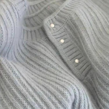 Pulover od ice silk s princeznim rukavima, okrugli vrat, srednja debljina (ice silk, princeznim rukavima, okrugli vrat, srednja debljina)
