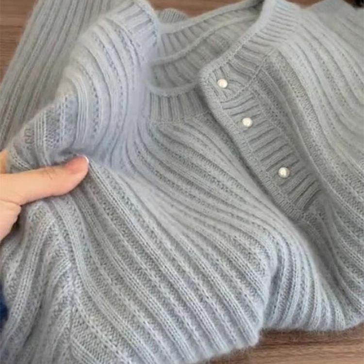 Pulover od ice silk s princeznim rukavima, okrugli vrat, srednja debljina (ice silk, princeznim rukavima, okrugli vrat, srednja debljina)
