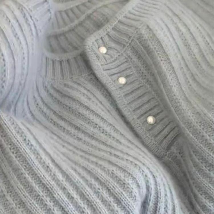Pulover od ice silk s princeznim rukavima, okrugli vrat, srednja debljina (ice silk, princeznim rukavima, okrugli vrat, srednja debljina)