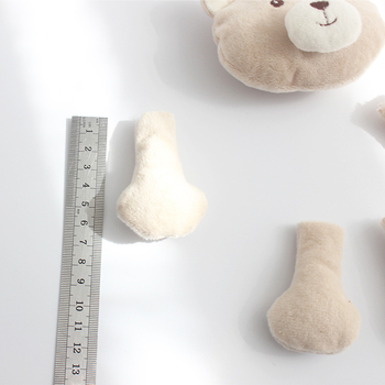 Spona za kosu s medvjeđim likom – kristalno mekan materijal, za djecu; upotreba: spona za kosu, kapa, šal