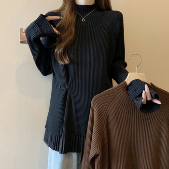 Πλεκτό πουλόβερ με halter neck, σχέδιο με ιμάντες στην πλάτη, ίσιο κόψιμο, μονόχρωτο πλέξιμο, 95% πολυεστέρα