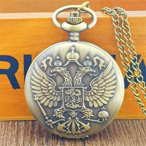 Džepni sat s retro rimskim brojevima, kvarcni mehanizam, brojčanik 45 mm, debljina 9 mm, unisex, svjetsko vrijeme.