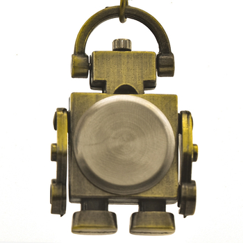 Ρολόι τσέπης-κολιέ με κίνηση quartz SL68, κυκλικό καντράν, περίβλημα από κράμα, λουράκι από κράμα