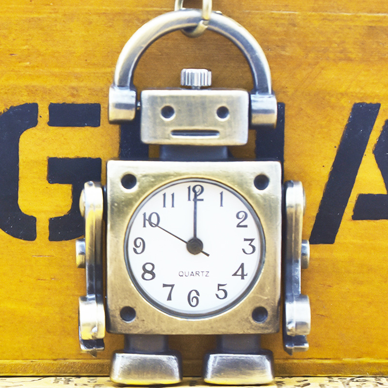 Ρολόι τσέπης-κολιέ με κίνηση quartz SL68, κυκλικό καντράν, περίβλημα από κράμα, λουράκι από κράμα