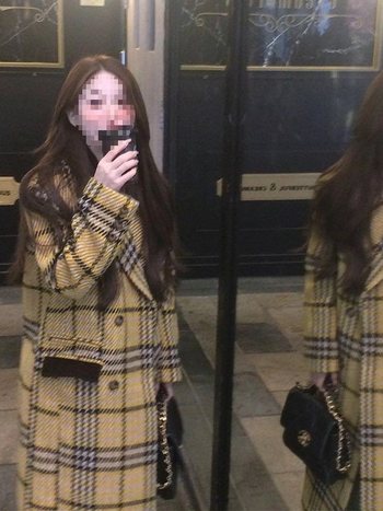 Ženski chenille kaput, kratka silueta, ležerni kroj, ovratnik sakou, korejsko-japanski ležerni stil