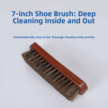 Batų šepetėlis - arklio plaukas, priežiūra ir dezinfekcija - Kodas Qx-m081 - šiuolaikinis minimalistinis stilius