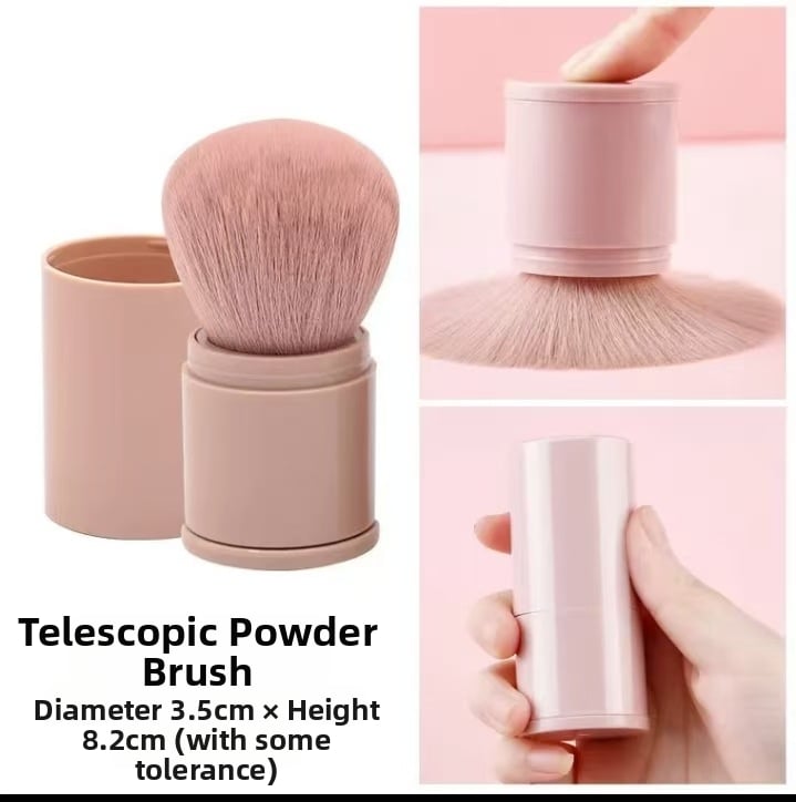 Lightly Apply Makeup Brush μονοκεφαλική συρόμενη βούρτσα πούδρας - βούρτσα για πούδρα και ρουζ, φορητό εργαλείο ομορφιάς, μοντέλο 01