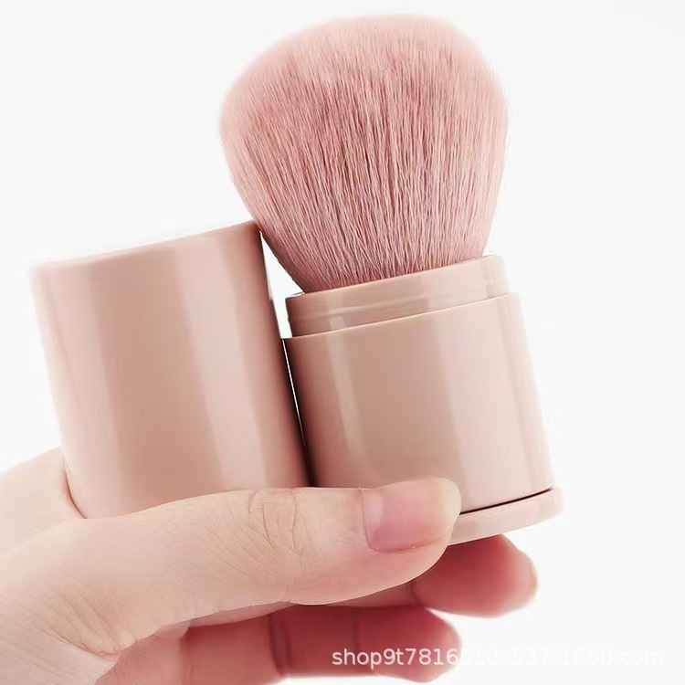 Lightly Apply Makeup Brush μονοκεφαλική συρόμενη βούρτσα πούδρας - βούρτσα για πούδρα και ρουζ, φορητό εργαλείο ομορφιάς, μοντέλο 01