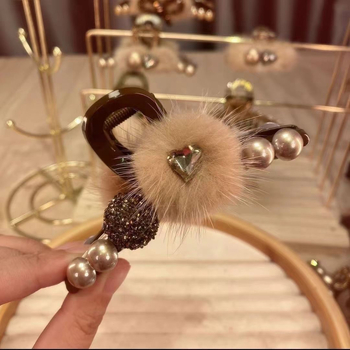 Yifanshi kézzel készített hajcsat műgyöngyökkel – minimalistus fejfedő nőknek