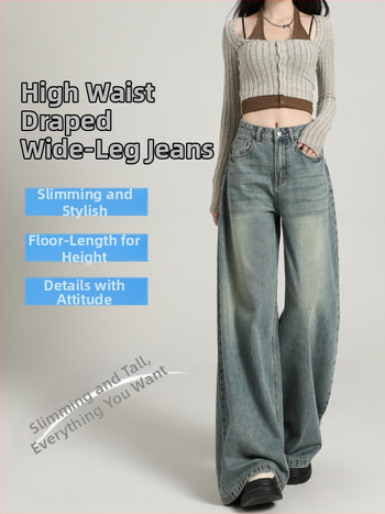 Dámske džínsy z denimu s vysokým pásom, bootcut a micro-flare, mikroelastické, bavlna-poliester zmes, prateľné, jar 2025