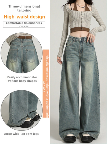 Dámske džínsy z denimu s vysokým pásom, bootcut a micro-flare, mikroelastické, bavlna-poliester zmes, prateľné, jar 2025