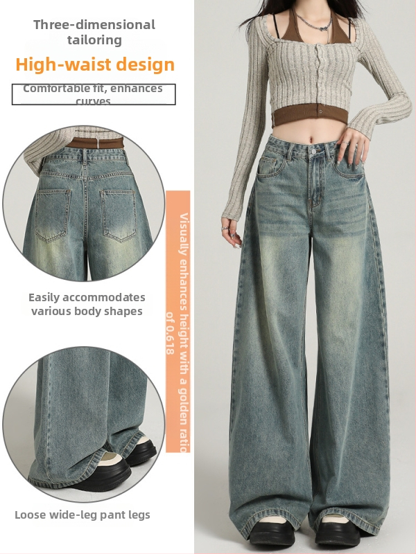 Dámske džínsy z denimu s vysokým pásom, bootcut a micro-flare, mikroelastické, bavlna-poliester zmes, prateľné, jar 2025