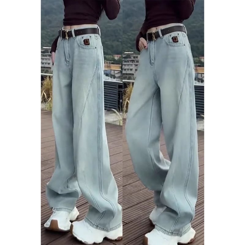 Traperice visokog struka, širokih nogavica, dugačke do poda