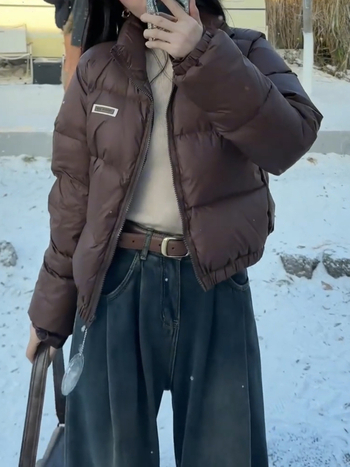 Ženske traperice od denima, fleece podstavljene, visokim strukom, ravni kroj, zimska debeljina