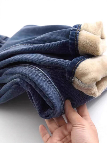 Džínsy z denimu pre ženy s vysokým pásom, voľný strih, 30–50% regenerovanej celulózovej vlákniny, bez elastánu
