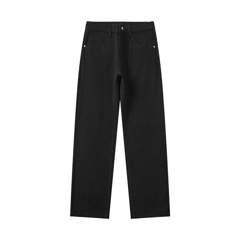 Vyriski džinsai, laisvo kirpimo, tiesaus silueto, vidutinio juosmens, užtrauktukas, medvilnės denim su elastanu