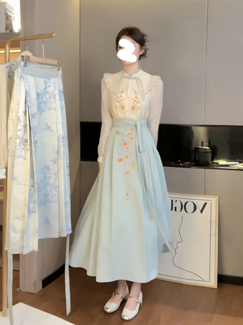 Suknjo-kostim, duga suknja, dugi rukavi, visoko temperaturno oblikovanje, poliesterska tkanina