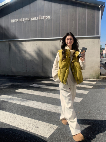 Ženske dugačke trening hlače s elastičnim pojasom, slobodnog kroja, casual japansko-korejski stil, mješavina pamuka i poliester (<30% pamuk, 30–50% poliester), Zima 2025