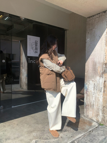 Ženske dugačke trening hlače s elastičnim pojasom, slobodnog kroja, casual japansko-korejski stil, mješavina pamuka i poliester (<30% pamuk, 30–50% poliester), Zima 2025