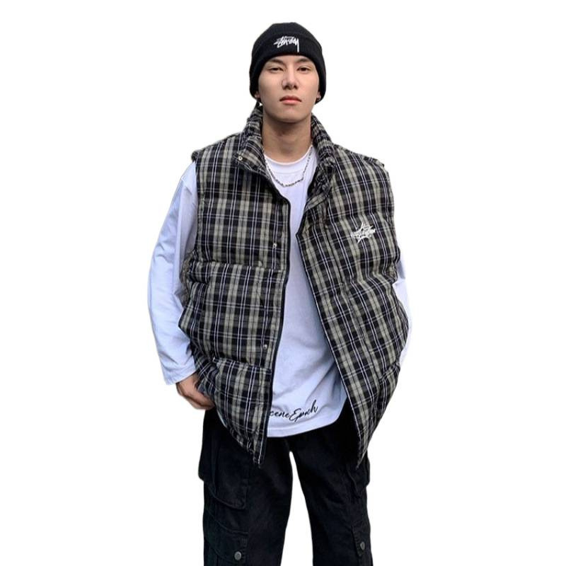 Jakna s pamučnim punjenjem, širok kroj, hongkonški stil, unisex, bočni džepovi
