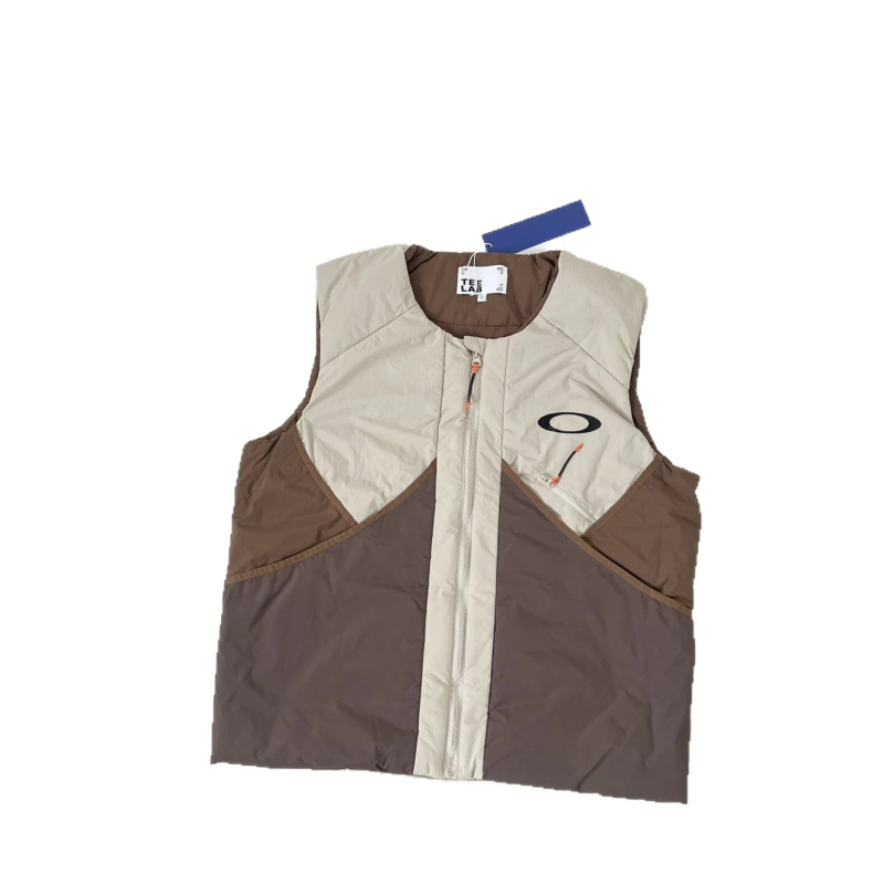 Γιλέκο χωρίς γιακά, λεπτό πολυεστερικό γιλέκο με γέμισμα και επένδυση από πολυεστέρα, χαλαρή γραμμή, ενήλικες unisex