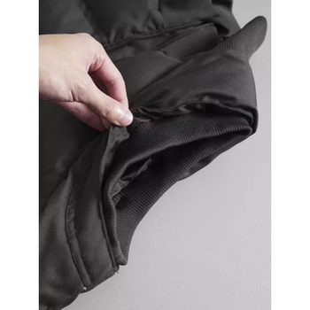 Vīriešu kapucēta corduroy veste ar svītru rakstu, slaida piegriezums, rāvējslēdzējs